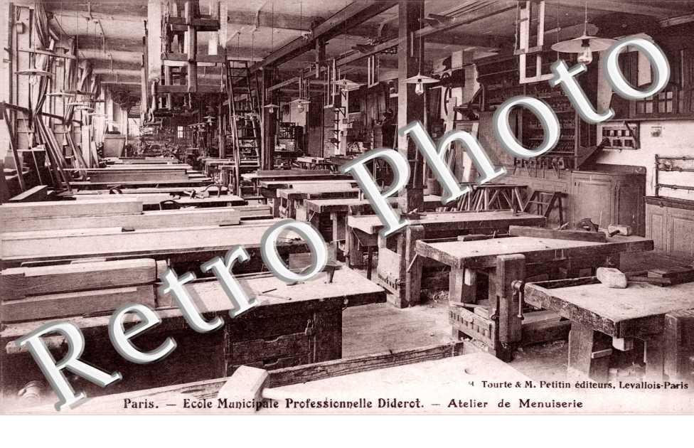  Ecole Municipale Professionnelle Diderot, Atelier de Menuiserie