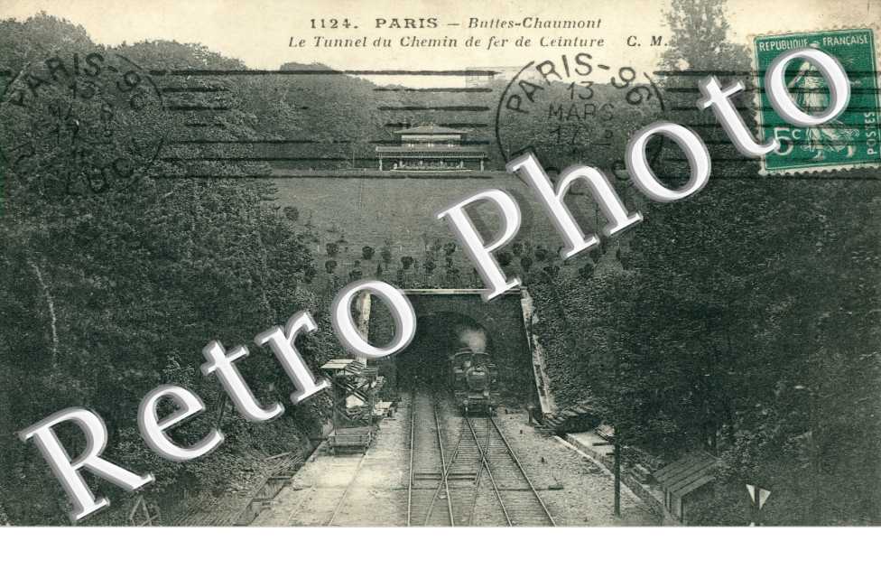 Buttes Chaumont, le Tunnel du Chemin de Fer de Ceinture