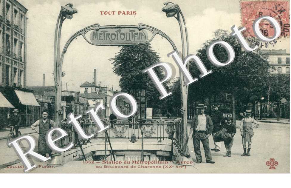 Station du Metro Avron au Boulevard de Charonne