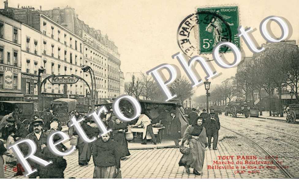 Marche du Boulevard de Belleville à la rue de Bagnolet