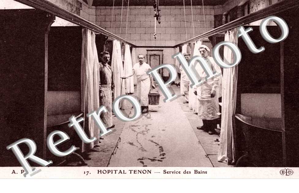 Hopital Tenon, Service des Bains