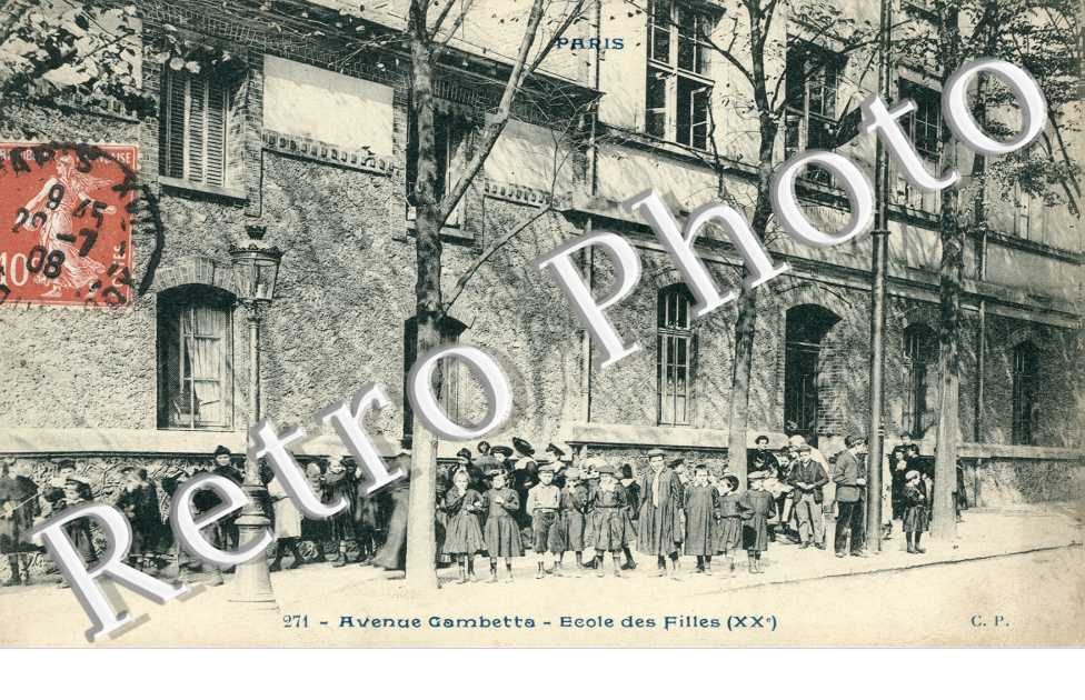 Avenue Gambetta, Ecole des Filles