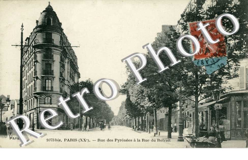 Rue des Pyrenees à la rue du Retrait