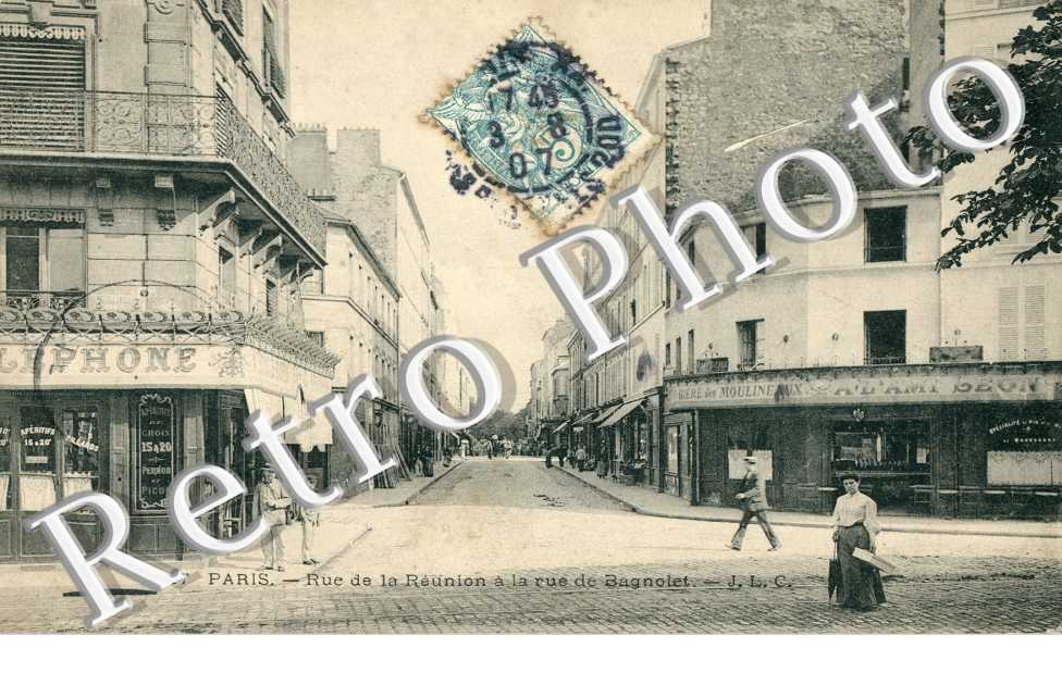 Rue de la Reunion à la rue de Bagnolet