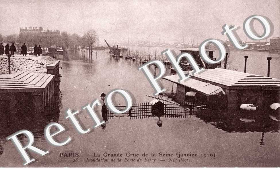 Inondations 1910, Porte de Bercy