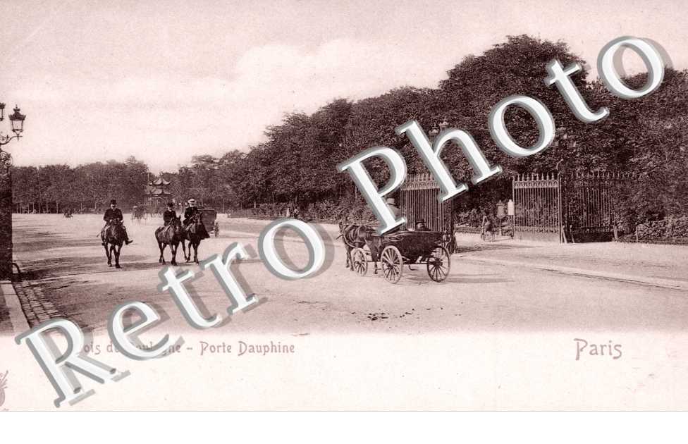 la Porte Dauphine Bois de Boulogne