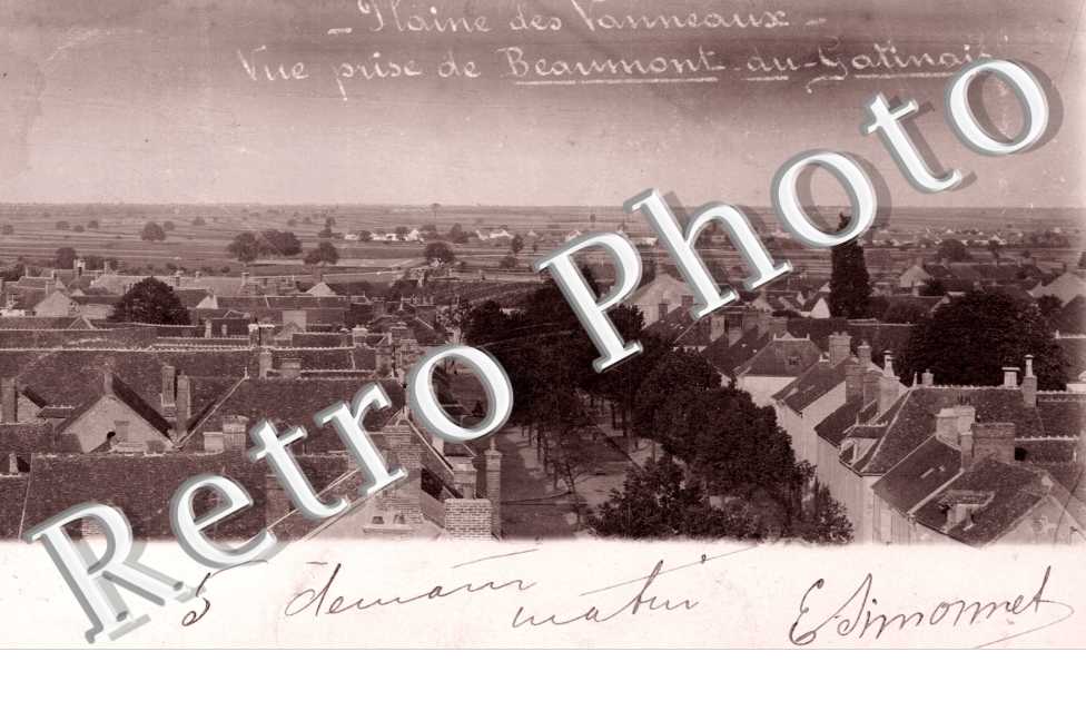 la Plaine des Vanneaux, Vue prise de Beaumont-au-Gatinais