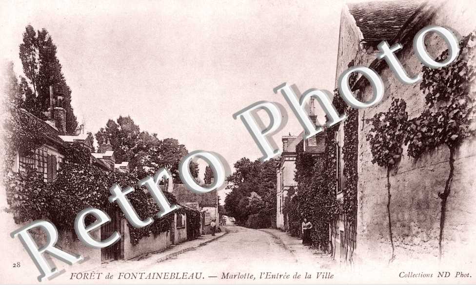 Foret de Fontainebleau, Marlotte, l&#039;Entree de la Ville