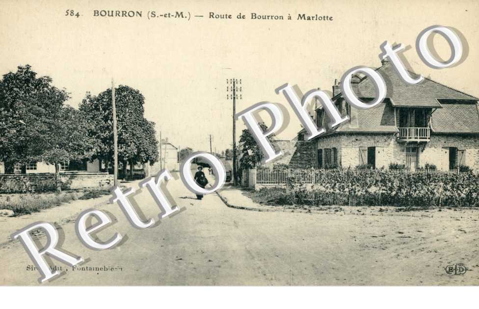 la Route de Bourron a Marlotte