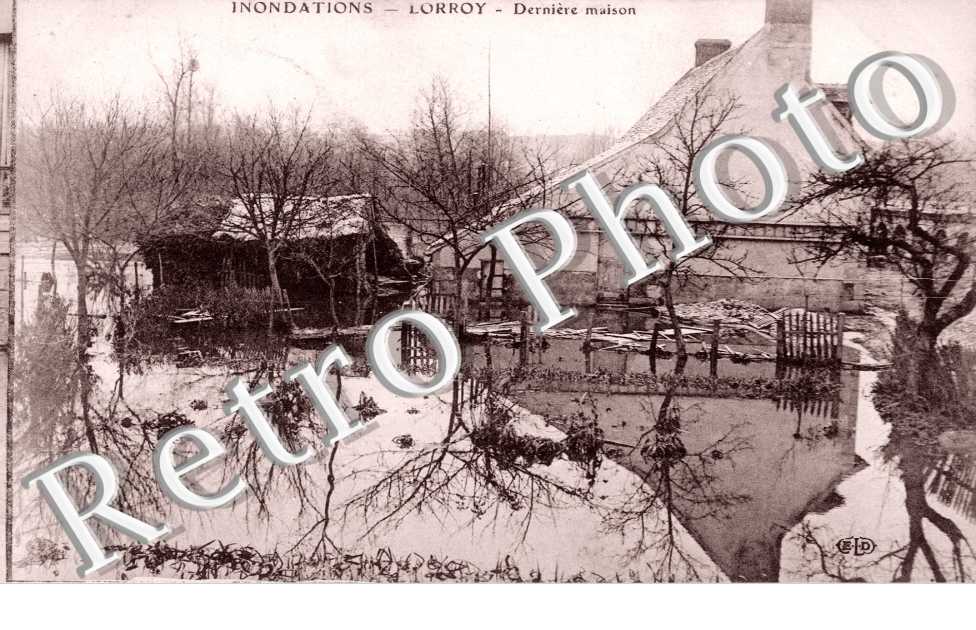 Inondations, Lorroy, Derniere Maison