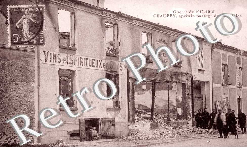 CHAUFFY  -  Guerre de 1914-1915 