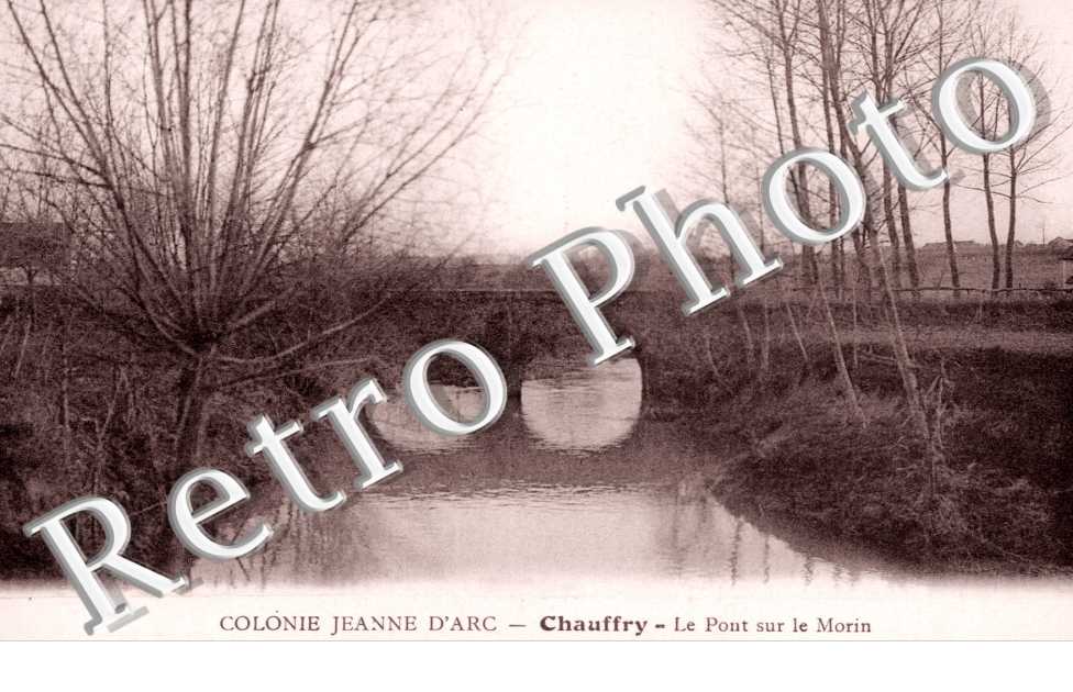 colonie Jeanne d&#039;Arc - Le pont sur le Morin