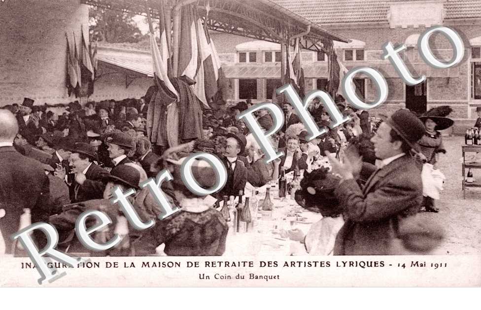 Inauguration de la Maison de Retraite des Artistes Lyriques en Mai 1911
