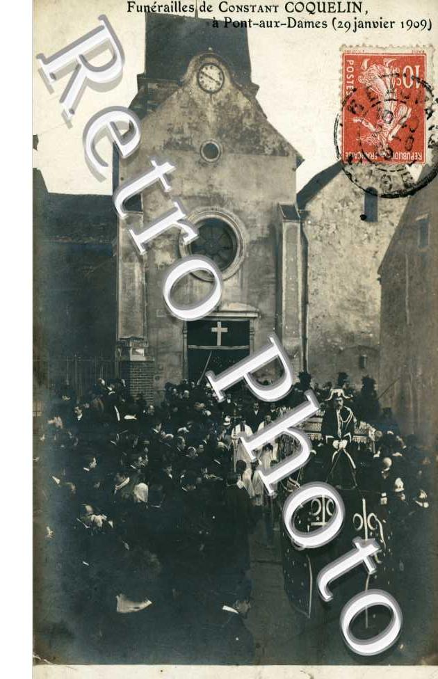 les Funerailles de Constant Coquelin en Janvier 1909