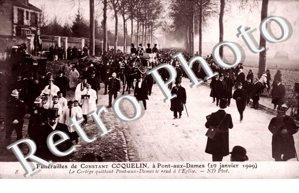 les Funerailles de Constant Coquelin en Janvier 1909