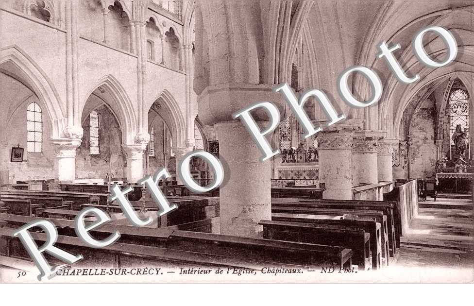 La Chapelle-sur-Crecy Interieur de l'eglise