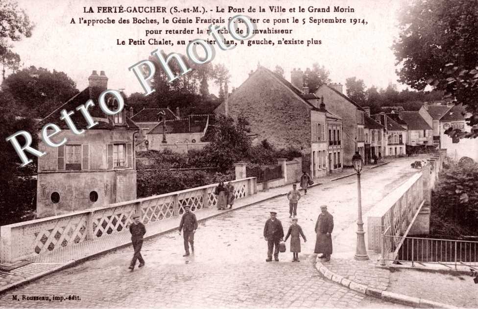 le Pont de la Ville et le Grand Morin