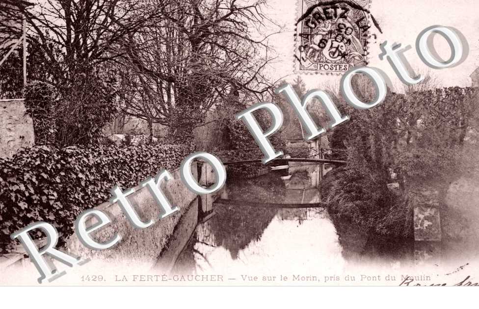 Vue sur le Morin pris du Pont du Morin