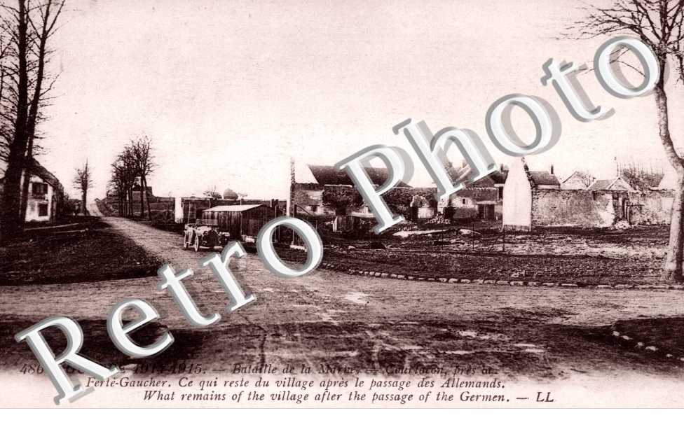 les Restes du Village apres le passage des allemands