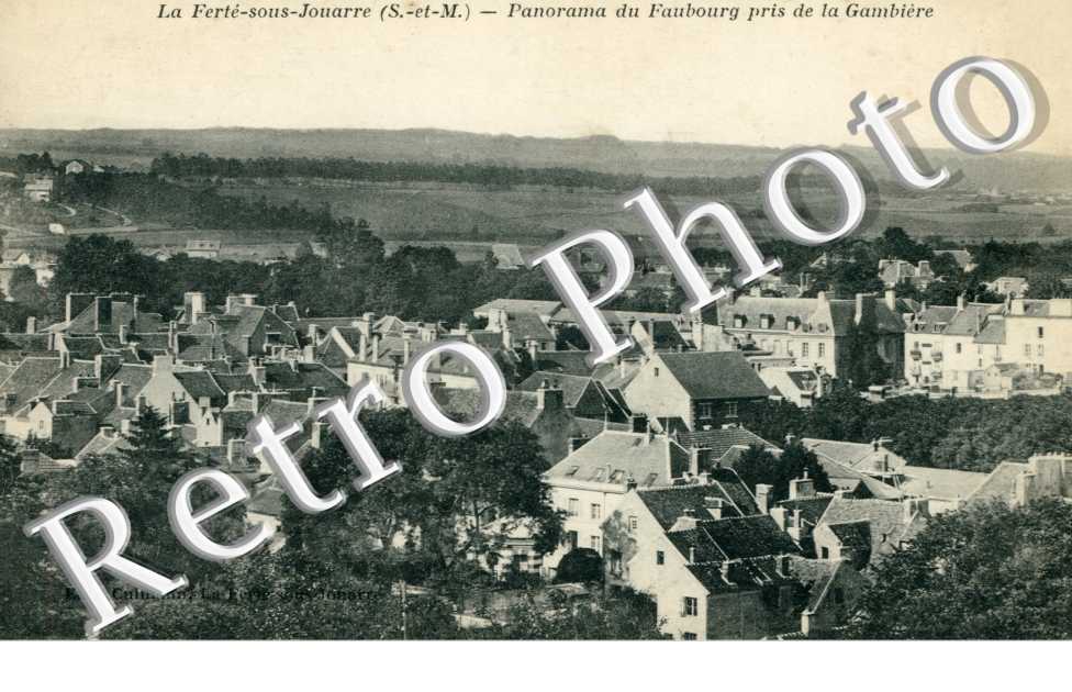 Panorama du Faubourg pris de la Gambiere
