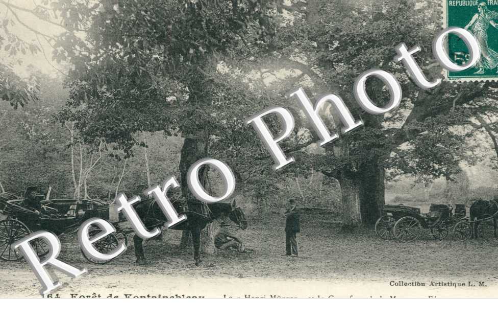 Foret de Fontainebleau, le "Henri Murger" et le Carrefour de la Mare aux Fees