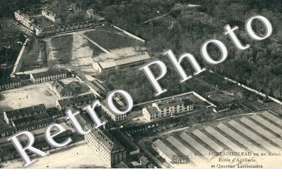 Vue en avion, Ecole d'Artillerie et Quartier Lariboisiere