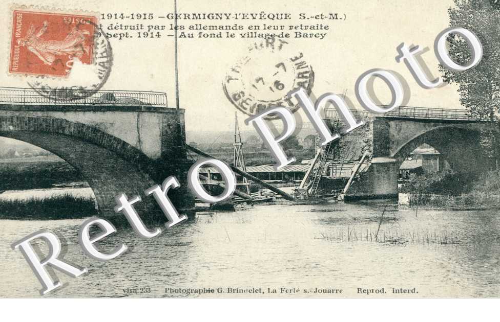 Pont detruit par les allemands
