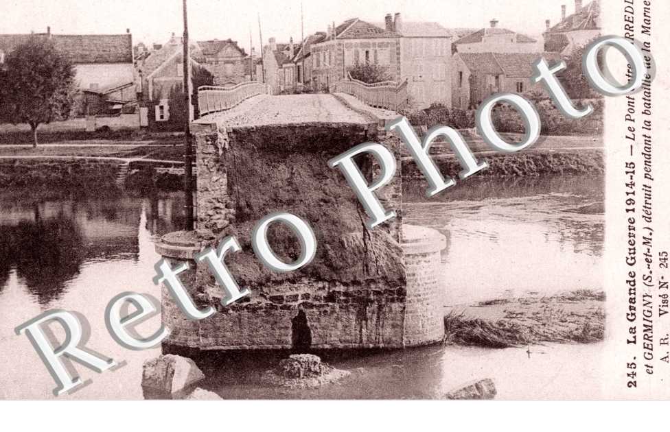 Pont detruit par les allemands