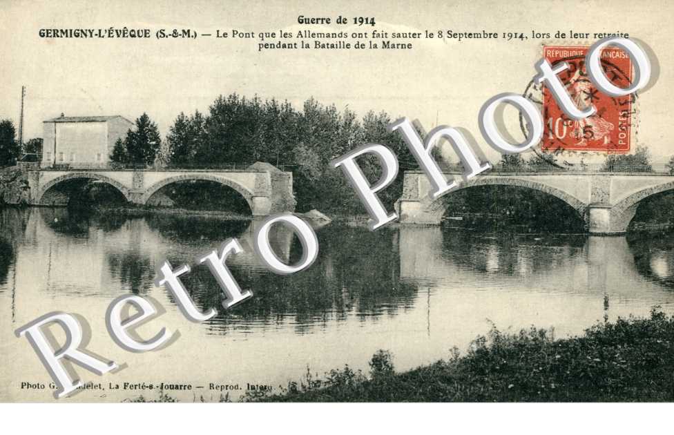 Pont detruit par les allemands