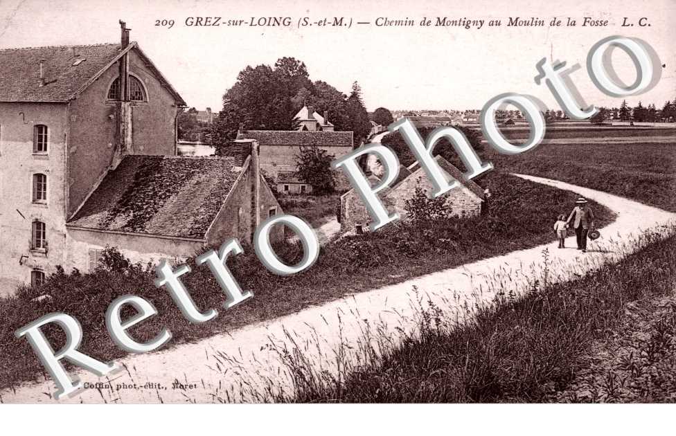 Chemin de Montigny au Moulin de la Fosse