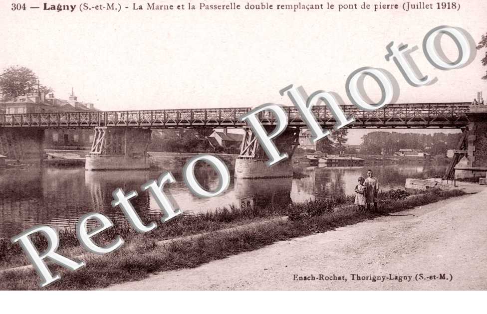 La Marne et la Passerelle double