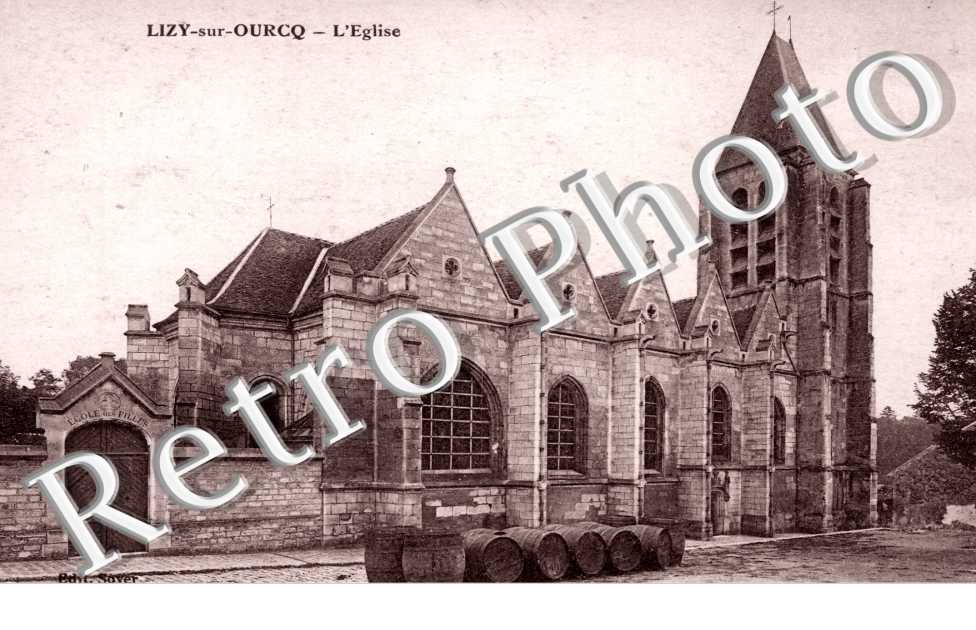 Vue latérale de l&#039;église