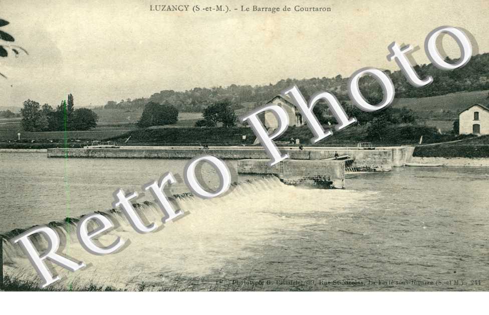 Le barrage de Courtaron