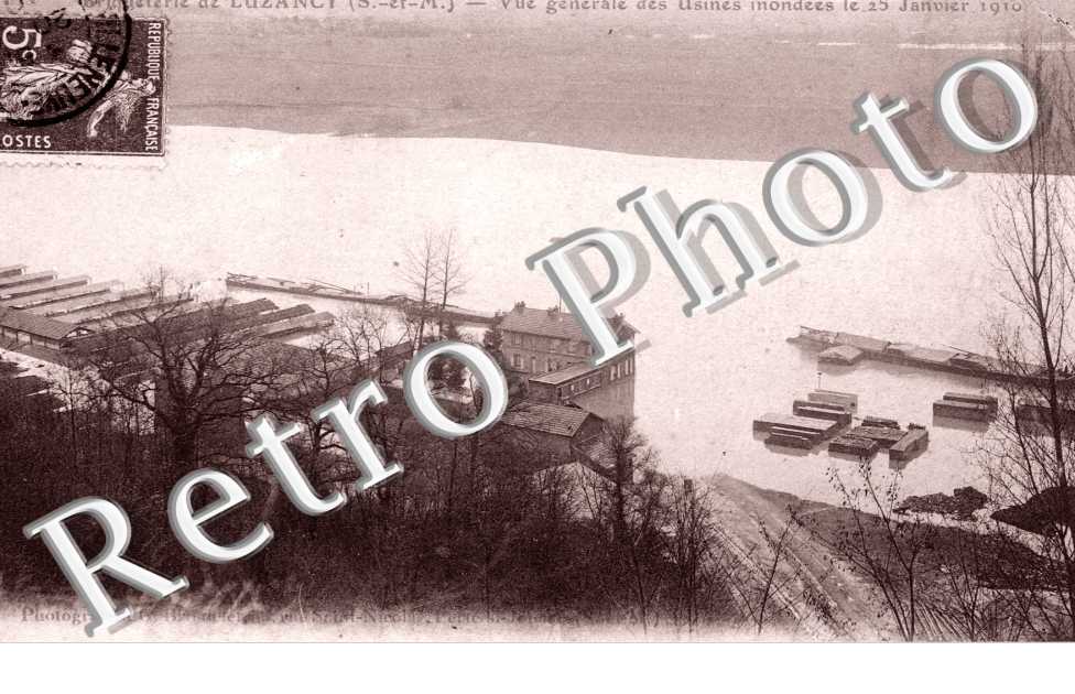 vue generale des usines inondees le 25 janvier 1910