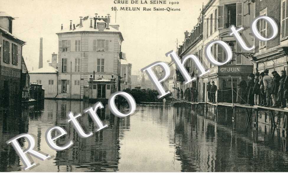 Crue de la Seine 1910, Rue Saint-Qiesne