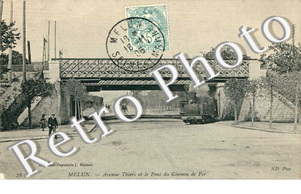 l'Avenue Thiers et le Pont du Chemin de Fer