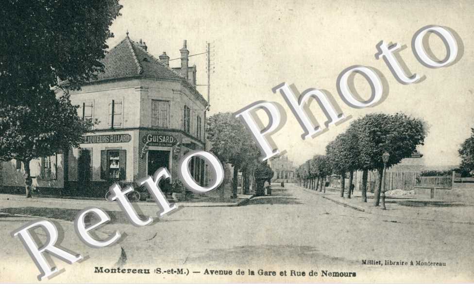 Avenue de la Gare et Rue de Nemours
