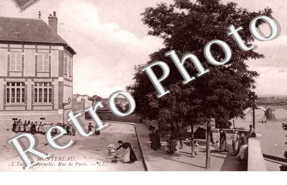 l'Ecole Maternelle, la Rue de Paris