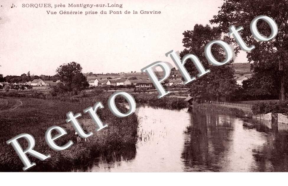 Vue Generale prise du Pont de la Gravine