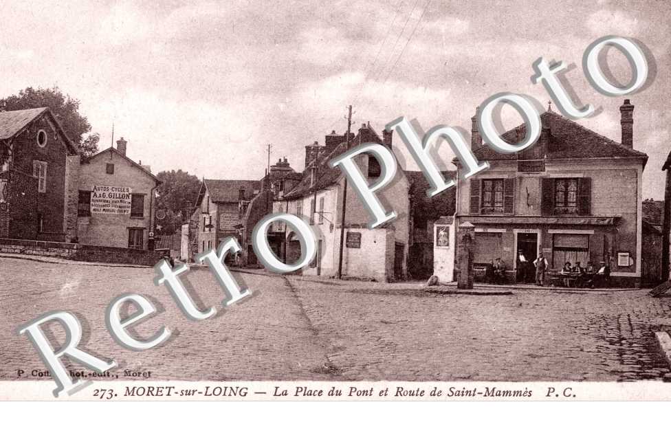 la Place du Pont et Rooute de Saint-Mammes