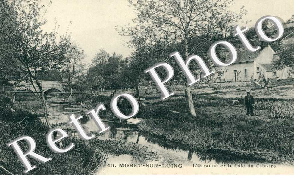 l'Orvanne et la Cote du Calvaire