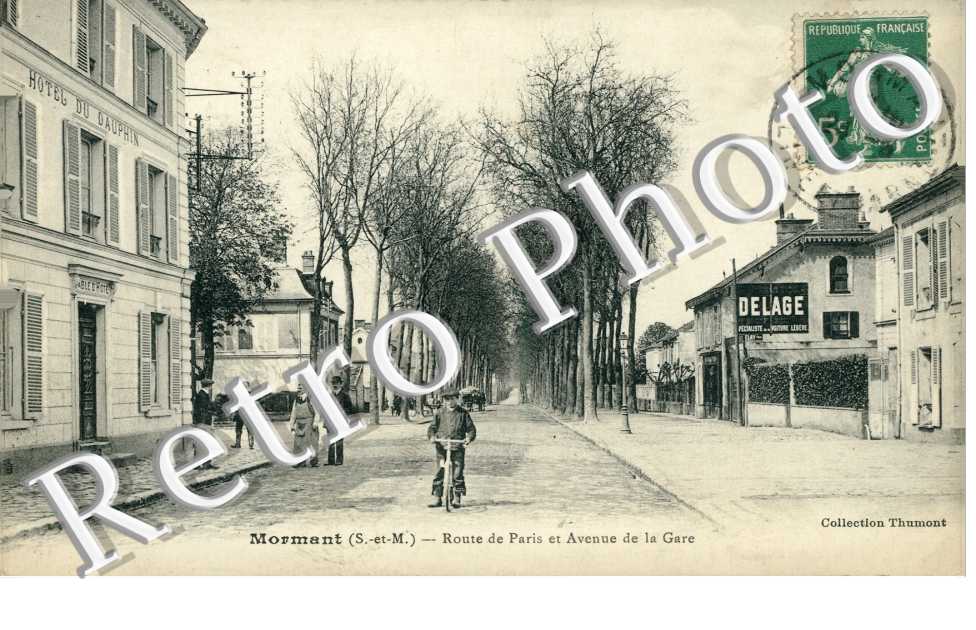 la Route de Paris et l'Avenue de la Gare