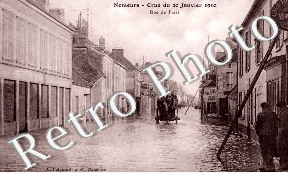 Rue de Paris Crue du 20 janvier 1910 - 