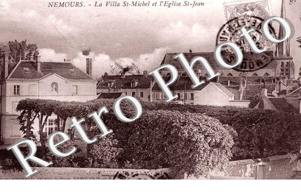 la Villa Saint-Michel et l'Eglise Saint-Jean