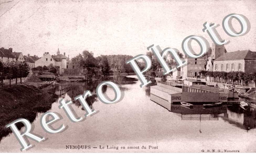 le Loing en amont du Pont