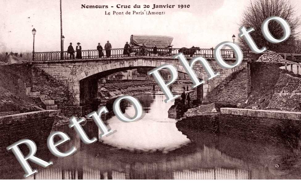 Crue du 20 janvier 1910, le Pont de Paris