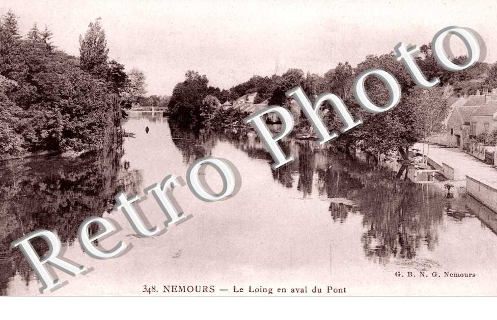 le Loing en aval du Pont