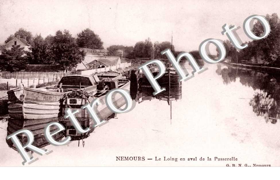 le Loing en aval de la Passerelle