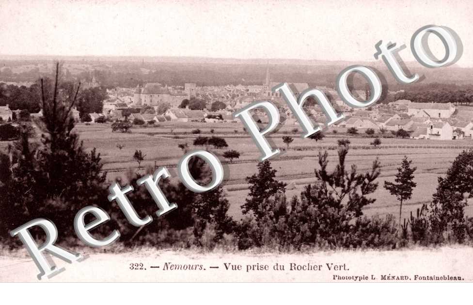 Vue prise du Rocher Vert
