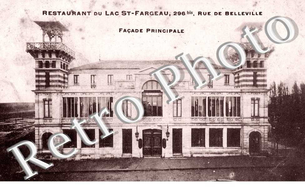 Restaurant du Lac Saint-Fargeau, Rue de Belleville